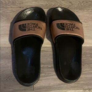 The North Face Black and Brown Slides